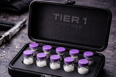 Tier 1 Peptides 10-Vial Protective Case