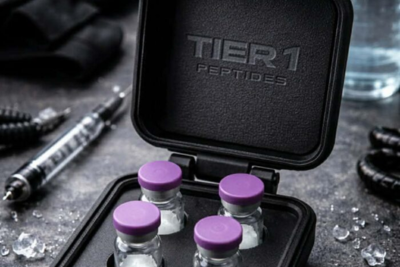 Tier 1 Peptides 4-Vial Protective Case
